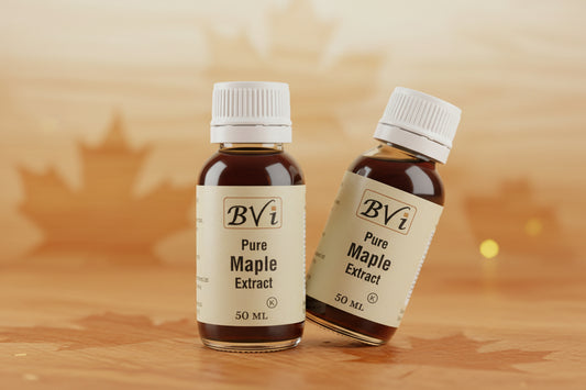  Pure Maple Extract with a label indicating 50 ml volume.
